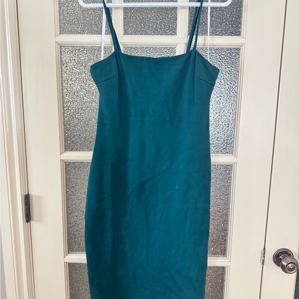 Lulu's Teal Midi Dress